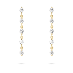 Lab-Grown Diamond 1½ct. tw. Round Brilliant Line Drop Earrings | White